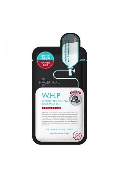 Mediheal W.H.P White Hydrating Black Mask 25 ml - Hydrating Sheet Mask