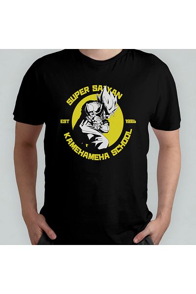 Pixxa Μπλουζάκι Dragon Ball Goku Crew Neck 100% βαμβακερό - Μοντέλο 11