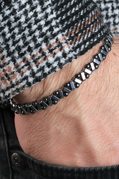 Jack Ferrero Men's Hematid Color Atmaz Bracelet