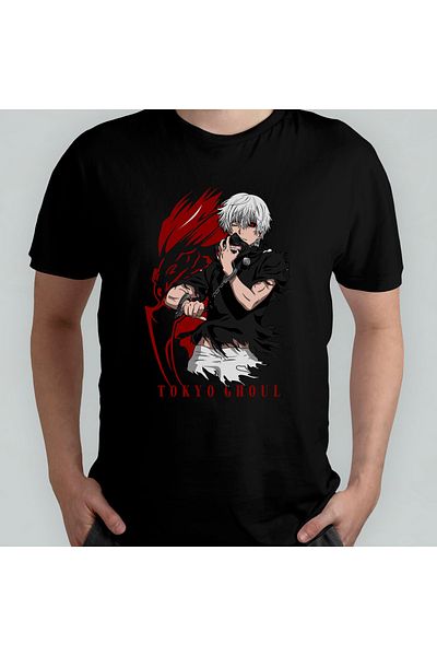 Pixxa Μπλουζάκι Tokyo Ghoul Crew Neck 100% βαμβακερό - Μοντέλο 2