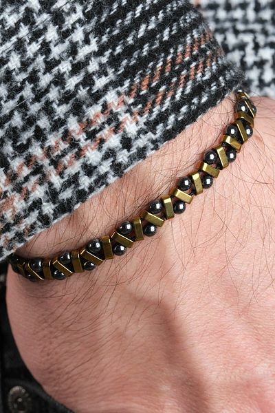 Jack Ferrero Men's Hematid Color Atmaz Bracelet