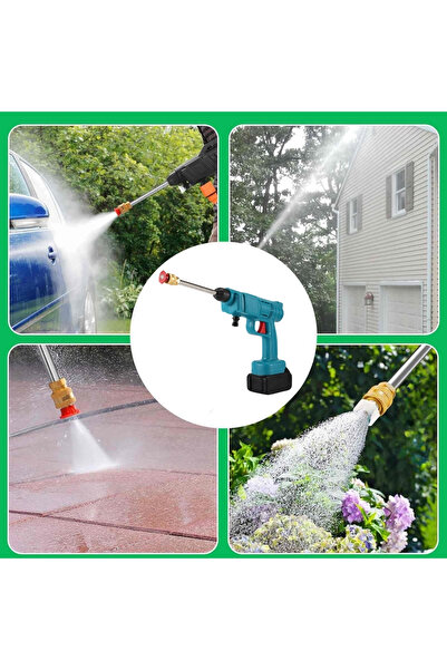 Genel Markalar Teknorod Şarjlı Ve Yüksek Basınçlı Oto Yıkama Makinesi Ve Sulama Tabancası Bahçe Yıkama Makinesi