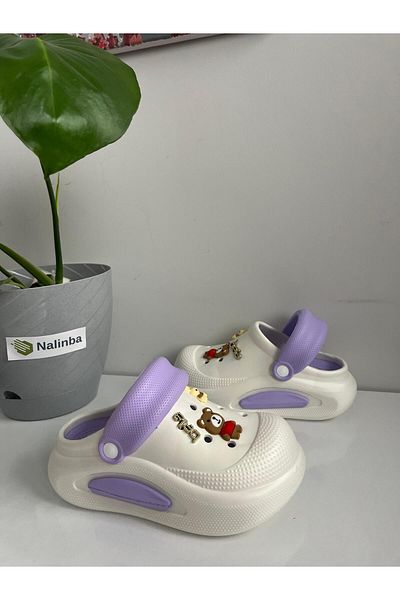AKINAL Full Orthopedic Cros Slippers with Thick Sole Bear