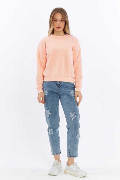 DOSXX Carol 0 Collar Women's Long Sleeve Sweatshirt