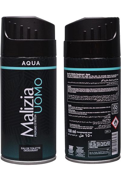 Malizia Uomo Aqua Body Mist 150 ml