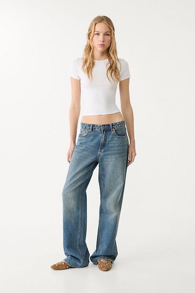 Stradivarius Slim fit basic t-shirt