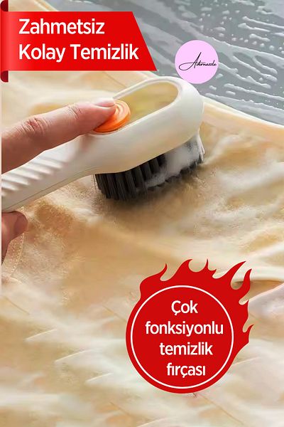 adornazzle Cleaning Brush Cleaning Brush with Chamber Detergent Brush with Chamber