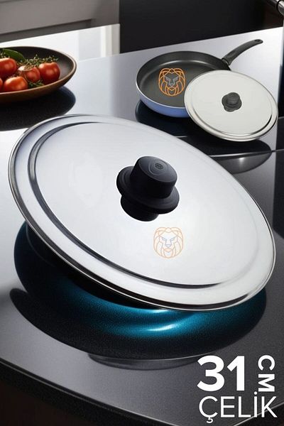 Transformacion 31 cm Frying Pan Cover Steel?elazny Design719802