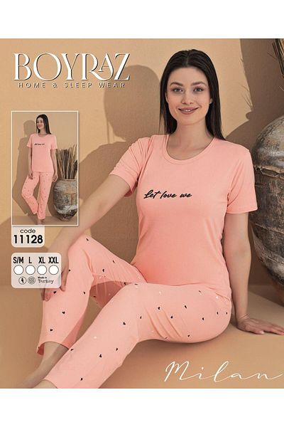BEYAZTOPTAN Quality & Stylish Milan Short Sleeve Pyjamas Suit