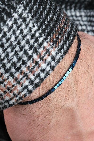 Jack Ferrero Men's Hematid Color Atmaz Bracelet