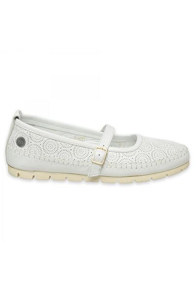 Mammamia D25Ya-775 Balerini de damă Daily White