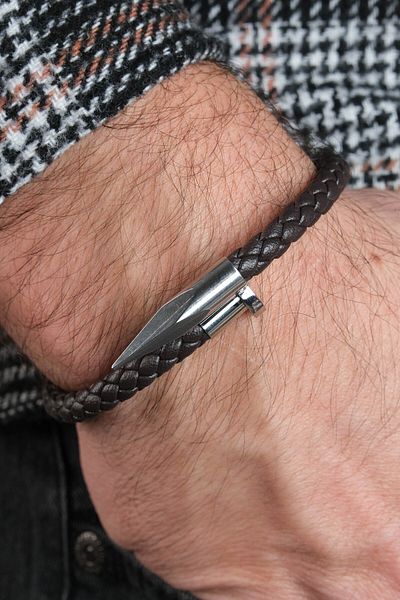 Jack Ferrero Men's Vip Steel Color Bracelet