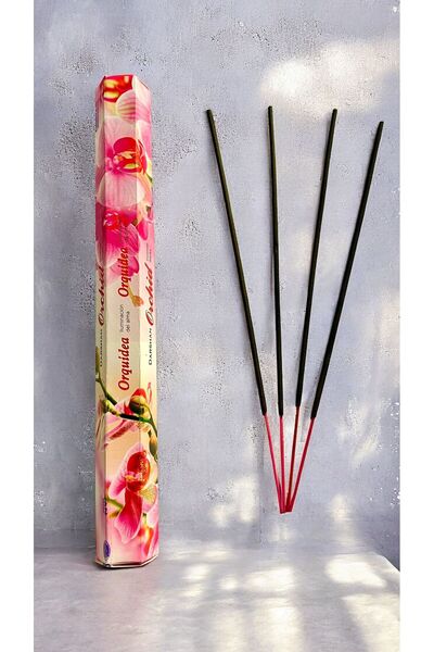 NAHAMİS TRADE Darshan Orkide Çiçeği Kokulu 20'Li Çubuk Tütsü Aromatik Kokulu