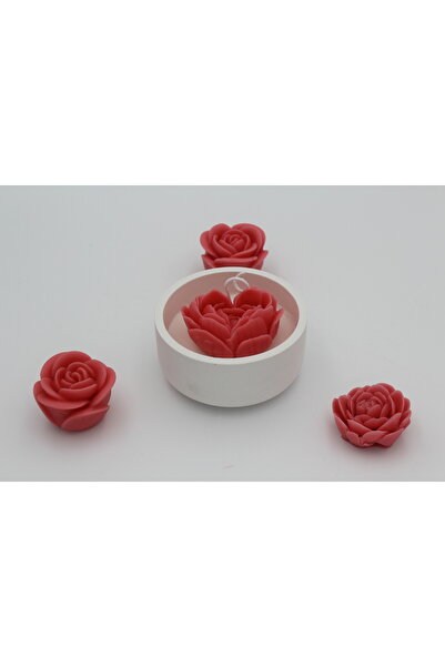 Misse Dekoratif Kokulu Mum, Hediyelik, Kalpli Mum