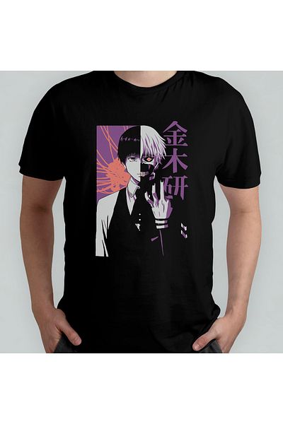 Pixxa Μπλουζάκι Tokyo Ghoul Crew Neck 100% βαμβακερό - Μοντέλο 5