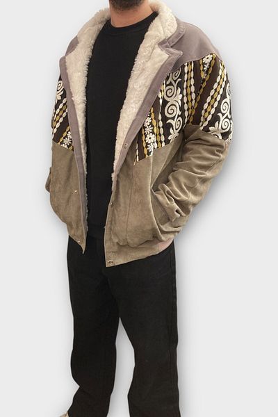 CANMODA (7136) Retro Vintage Oversize Women's and Men's Jacket - Xlarge Size