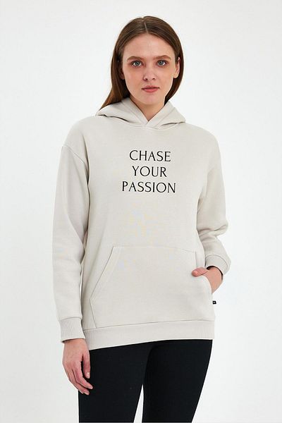 FİHA /2502-UNISEX ΤΥΠΩΜΕΝΗ ΜΠΛΟΥΖΑ ΜΕ ΚΟΛΑΡΟ - ΑΣΗΜΙ