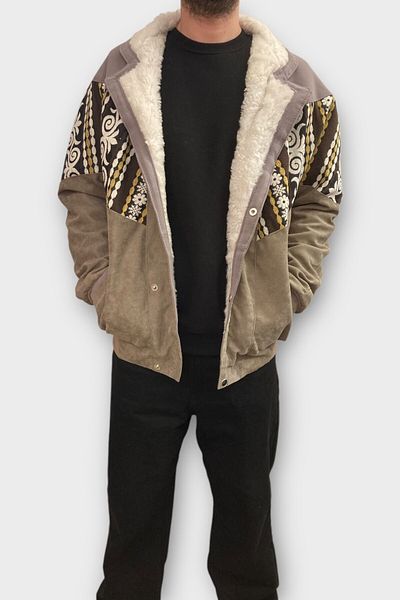 CANMODA (7136) Retro Vintage Oversize Women's and Men's Jacket - Xlarge Size