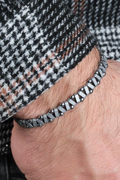 Jack Ferrero Men's Hematid Color Atmaz Bracelet