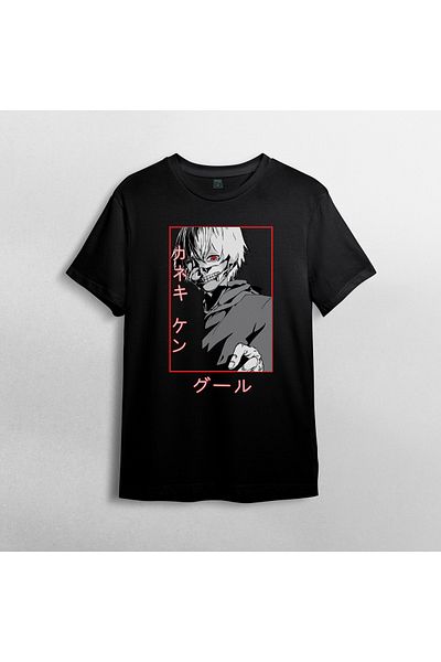 Pixxa Μπλουζάκι Tokyo Ghoul Crew Neck 100% βαμβακερό - Μοντέλο 11
