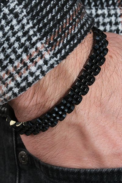 Jack Ferrero Men's Vip Steel Color Bracelet