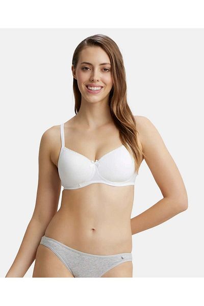 JOCKEY Essence Soft Cup Padded Bra 1723-01 White