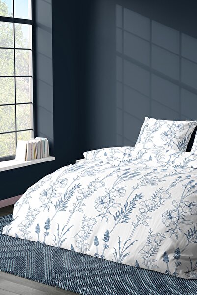 Zeynep Tekstil Single Cotton Duvet Cover Set - Without Crossbeds