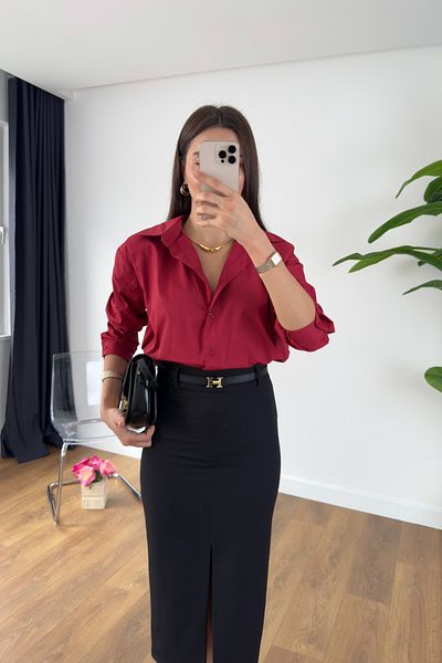 BİRCANÇİL Md Kones Red Padded Shirt