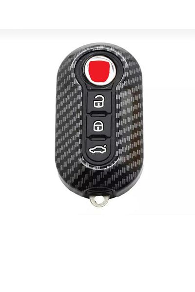 EBG İSTANBUL Fiat Doblo Fiorino Punto 500-Ducato-Panda (Black-Key Carbon Case 3 Key)