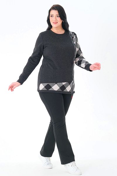 Lady Majestic Γυναικείο φούτερ Plus Size