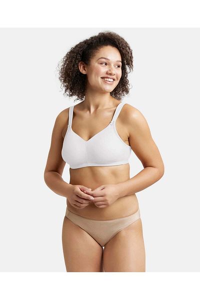 JOCKEY Softwonder Minimiser Wirefree Bra 1841-01 White