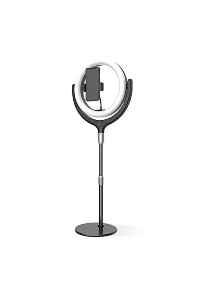 Earldom ZP06 زاوية قابلة للتعديل بلوتوث 4.2 التحكم باللمس ضوء السيلفي مع ترايبود