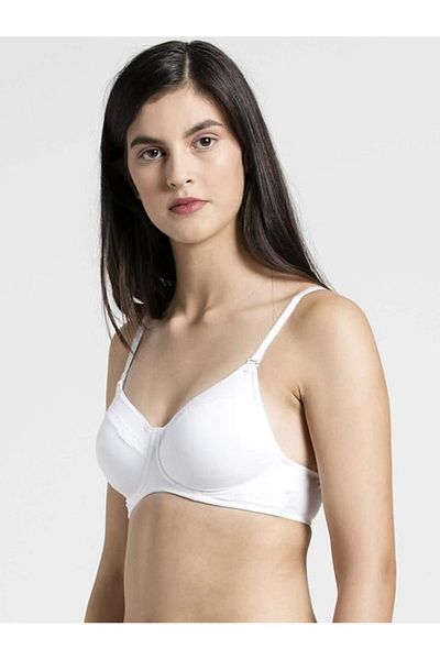 JOCKEY Essence Full Coverage Non Wired T Shirt Bra FE25-01 White