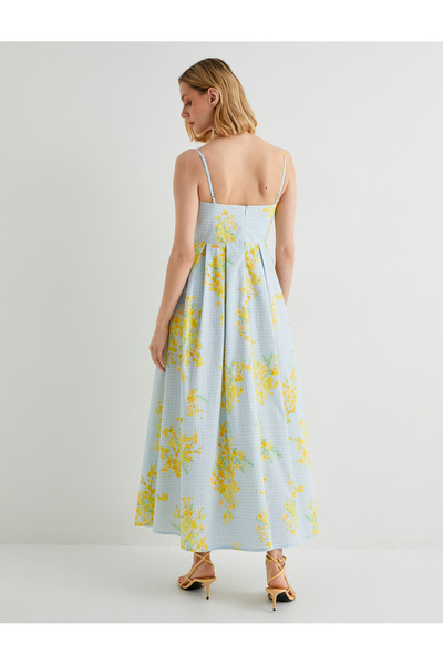 Koton X Tuba Unsal - Μίντι Φόρεμα με λουλούδια με λουλούδια