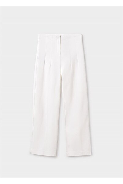 MAYORAL Cream Colored Girl's Trousers - 6532 Model