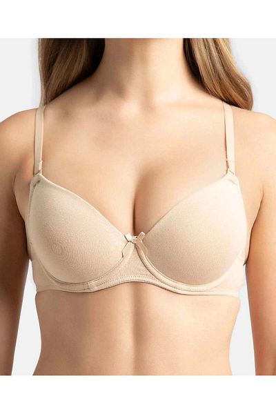 JOCKEY Essence Full Coverage T-Shirt Bra - 1245-01 Beige
