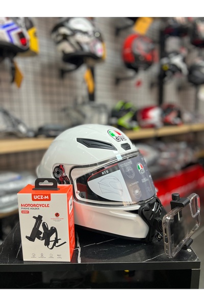 Store Motosiklet Kask Çene Altı Telefon  Tutucu Ayarlanabilir Güçlendirilmiş ...