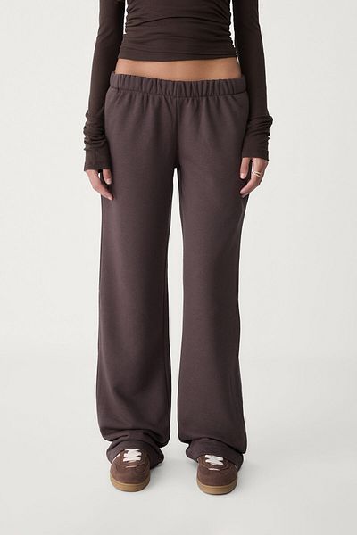 Stradivarius Wide leg plush trousers