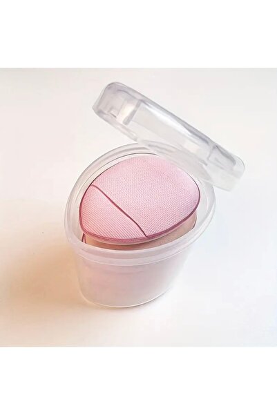 Qans Bilisim 6 Adet Kutulu Açık Pembe Mini Parmak Makyaj Süngeri