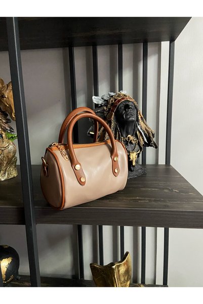 Melos Butik Women's Mink Mini Hand and Shoulder Bag