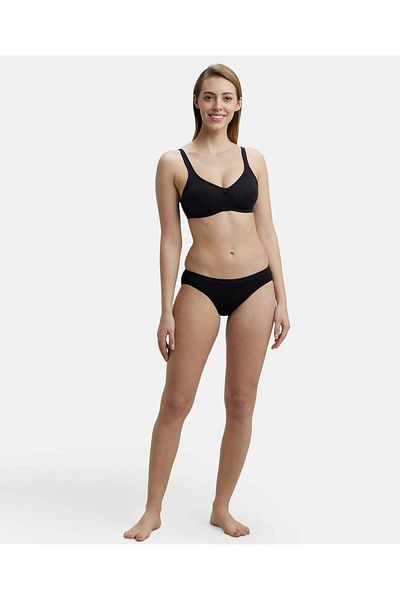 JOCKEY Essence Coverage Shaper Bra - 1250-01 Black