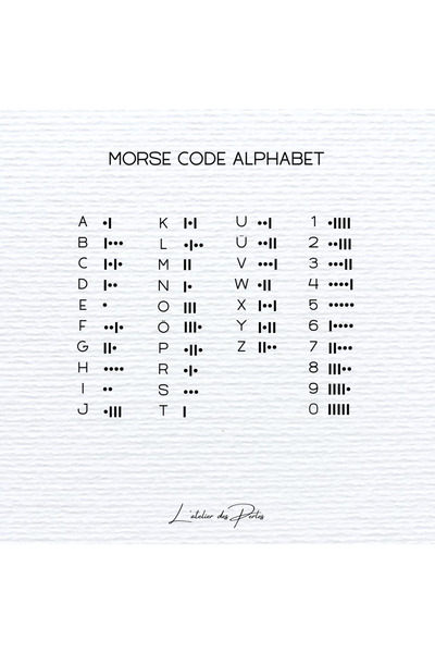 L´Atelier des Perles Amour Codé Bracelet Doğal Kaplan Gözü ve Hematit Taşlı Kişiselleştirilebilir Mors Alfabesi Bileklik