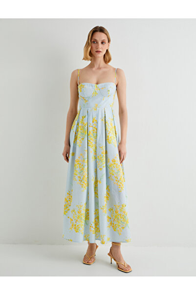 Koton X Tuba Unsal - Μίντι Φόρεμα με λουλούδια με λουλούδια