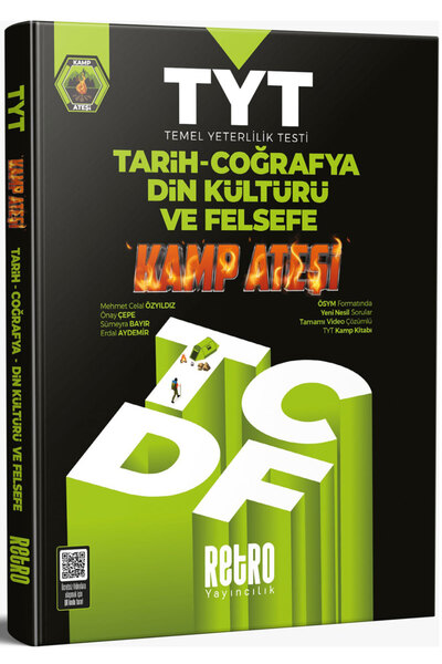 RETRO YAYINCILIK 2026 Tyt Sözel Kamp Ateşi Soru Bankası Tarih Coğrafya Din Fe...