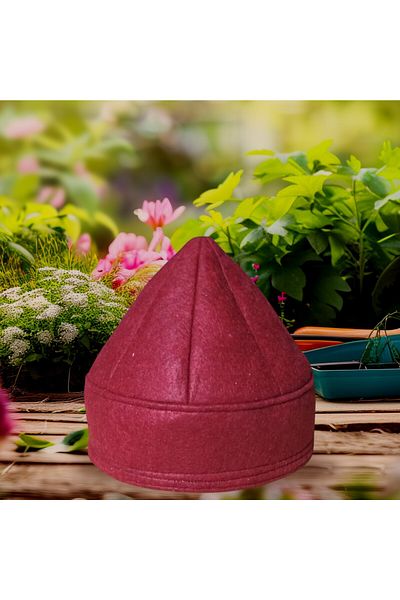 şahinbak Skullcap, Felt, Felt Sufi Skullcap, Hat, Felt Skullcap, Felt Hat, T139