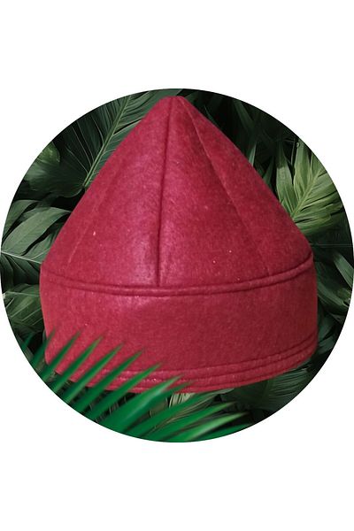 şahinbak Skullcap, Felt, Felt Sufi Skullcap, Hat, Felt Skullcap, Felt Hat, T139