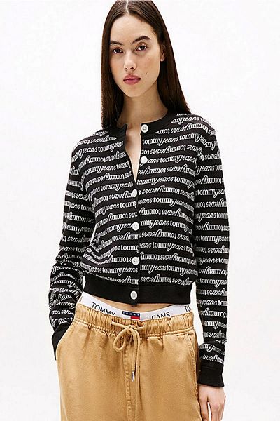 Tommy Hilfiger Tjw Crp Script Aop - Kardigan