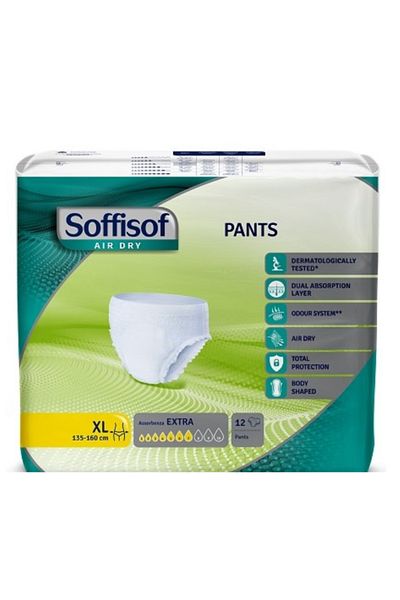 Soffisof Medical diapers in the form of pants, 12 pieces, size XL