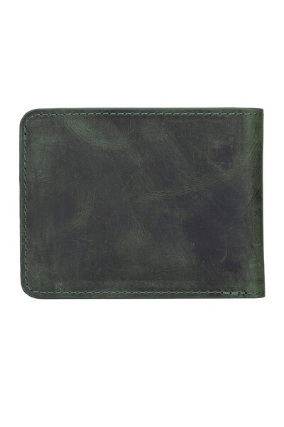 PLM Зелений чоловічий гаманець Pier Leather G28 Модель