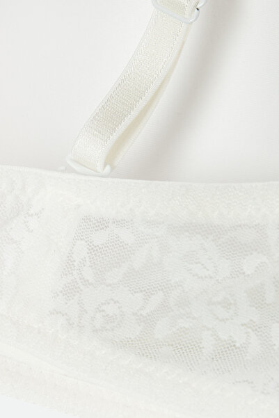 koza iç giyim Women's Unpadded Lez Lace Unpadded Strapless Bra